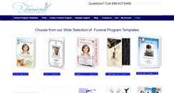 Desktop Screenshot of funeralprogram-template.com