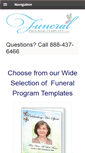 Mobile Screenshot of funeralprogram-template.com
